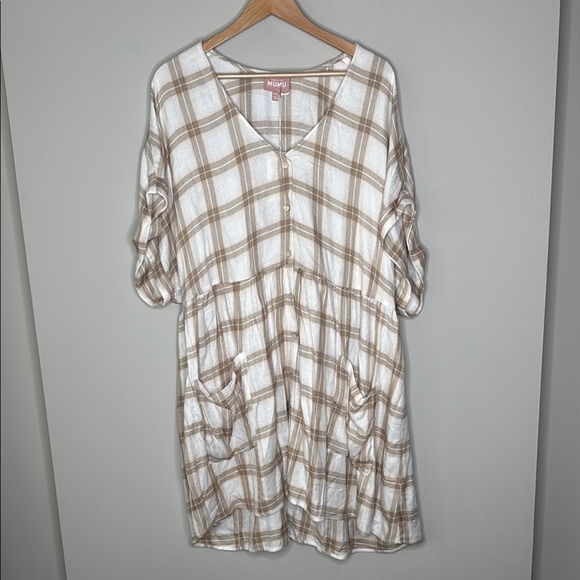 Show Me Your Mumu Odessa Dress in Everyday Plaid Size XXL NWT - Picture 2 of 10